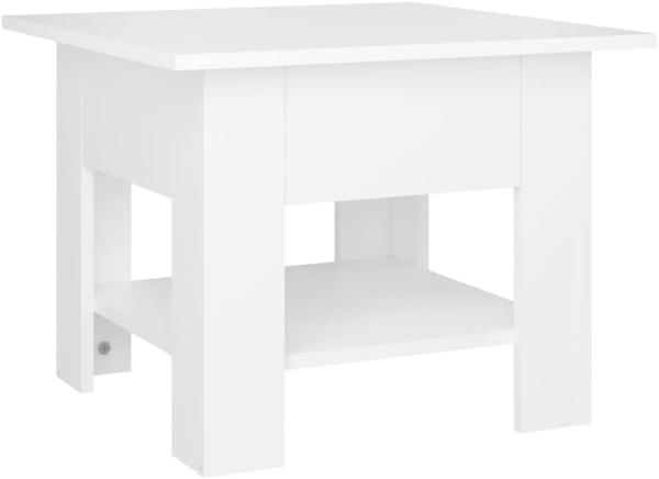 Couchtisch Weiß 55 x 55 x 42 cm Spanplatte [810262]