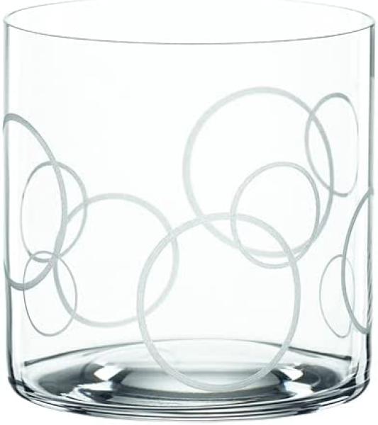 Spiegelau Softdrinkbecher Set Signature Drinks Circles 2-tlg, Kristallglas, 330 ml, 4035264