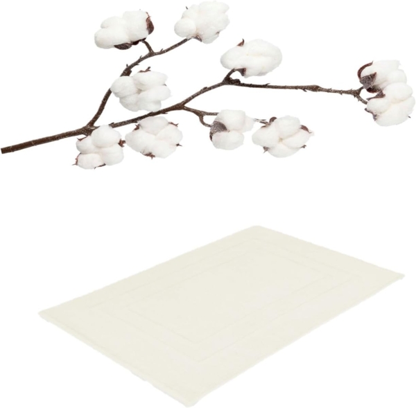 Badvorleger 1 Stück 50 x 80 cm Naturweiss Bild 4