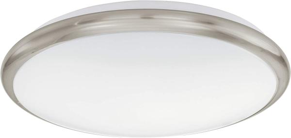 Eglo 93498 Wandleuchte/Deckenleuchte LED MANILVA nickel-matt, LED max. 12W