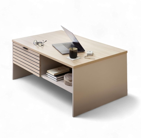 Couchtisch Inka / Ina, Holzfarben, 110 x 44 x 65 cm