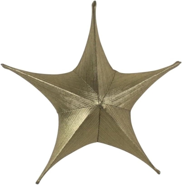 Deko Stern Starlet gold Ø 65 cm – Weihnachtsstern