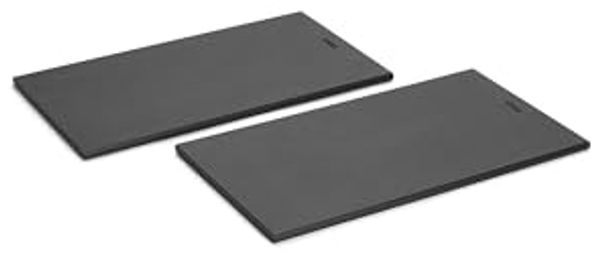 WOLL Schneidebrett-Set 2-tlg Hitzebeständigkeit bis 175°C ca. 0,7 x 15 x 27 cm FSC-zertifizierter Papierverbundstoff nicht Induktionsgeeignet Spülmaschinenfest