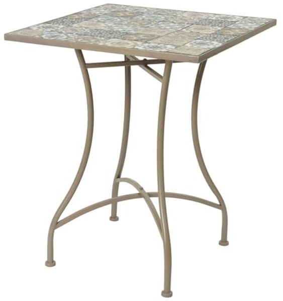 TrendLine Metall Bistrotisch Toulouse mit Mosaiktischplatte