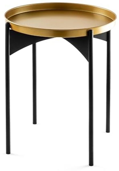Couchtisch, 'SHB-002', 57 x 44 x 44, Schwarz, Gold