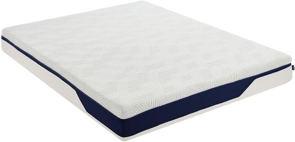 Vente-unique - FAGANI Matratze Stoff Weiß - B 180 cm x H 22 cm x L 200 cm