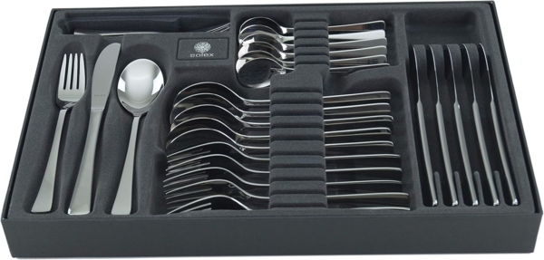 Solex Karina Besteckset 30 teilig für 6 Personen in Besteckbox