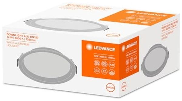 Ledvance EINBAUDOWNL. 14W 4000K 1260LM (DOWNLIGHT ALU 150 WT) Bild 2