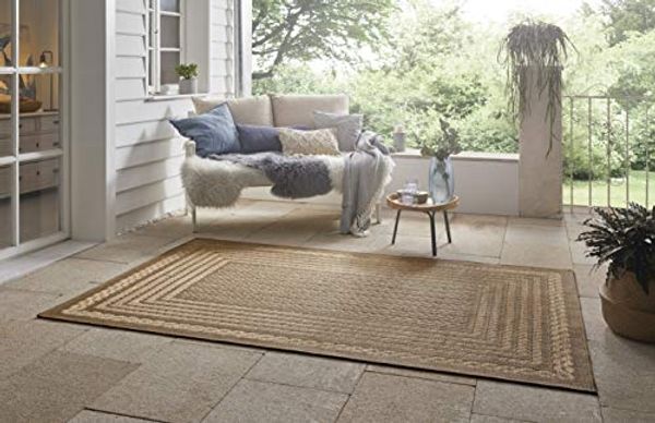In- & Outdoor Teppich Limonero Beige Braun - 80x150x0,6cm