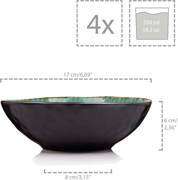 SÄNGER Schalen Set Palm Beach 4 teilig Bild 6