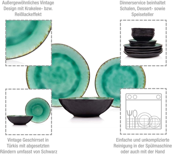 SÄNGER Schalen Set Palm Beach 4 teilig Bild 5