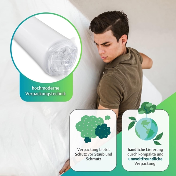 MSS e.K. "Revasana Premium" 7 Zonen Matratze H3 - 180x140 cm"" Bild 4