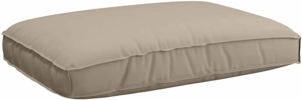 vidaXL Kissen Taupe 120 x 80 x 12 cm Oxford-Stoff 42001573