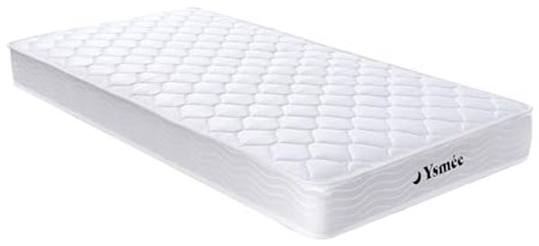 Vente-unique - Federkernmatratze Memory Schaum - 1 Zone - Härtegrad 2 - 90 x 190 cm - Stärke 16 cm - WOLKENLOS von YSMÉE