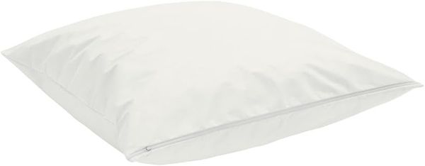 TAURO 24154 Kissen-Bezug, Encasing Milbenkotdicht 40x80 cm, Milbenschutz für Hausstauballergiker, Naturweiß Milbenvollschutz Encasing