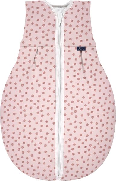 Alvi Kugelschlafsack Thermo Organic Curly Dots 70 cm