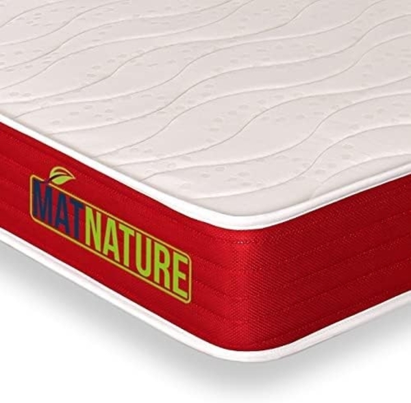 Matnature EcoNature | Antibakterielle Matratze, hoher Komfort, hohe Dichte, wendbar für den Winter, Sommer, Milben (150x180 cm) Bild 4