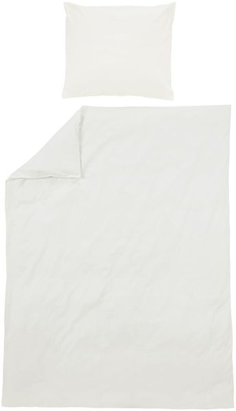 Meyco Uni Bettbezug Off White 140x200 / 220 cm