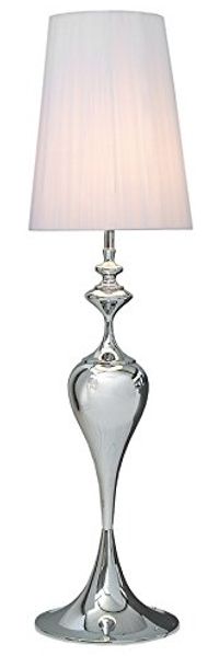 riess-ambiente Stehlampe LUCIE 160cm weiß, ohne Leuchtmittel, Wohnzimmer · Metall · Barock · Esszimmer