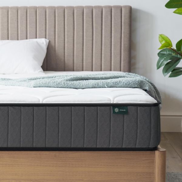 Zinus Matratze 140x190 cm – Dicke 20 cm – Matratze mit Taschenfederkern und Memory-Schaum – Hybrid-Matratze