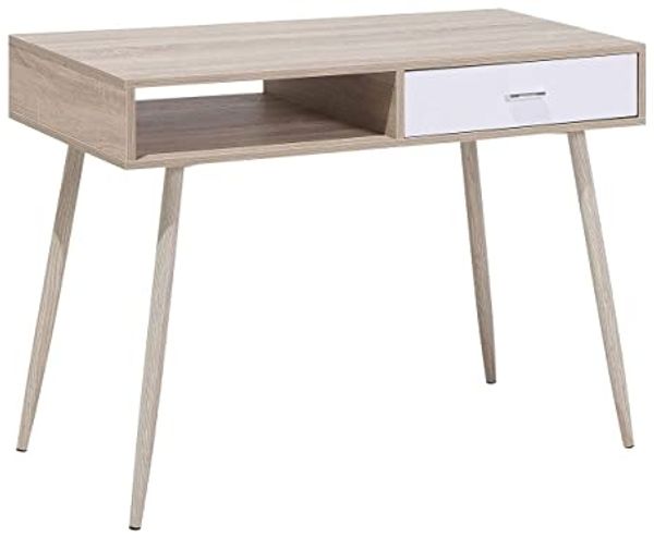 Schreibtisch heller Holzfarbton 100x48 cm DEORA