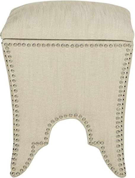 SAFAVIEH Contemporary Upholstered Arm Chair, in Beige