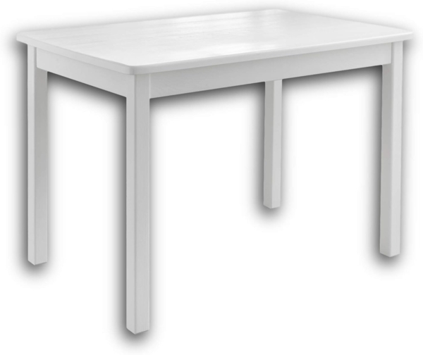 FELIX Stabile Kindersitzgruppe ideal für Kleinkinder - Schöner Kindertisch zum Malen, Spielen aus massiver Kiefer, Weiß - 76 x 51 x 50 cm (B/H/T)