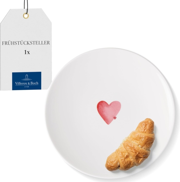 Villeroy & Boch With Love Frühstücksteller ø 21,2 cm Sending Love