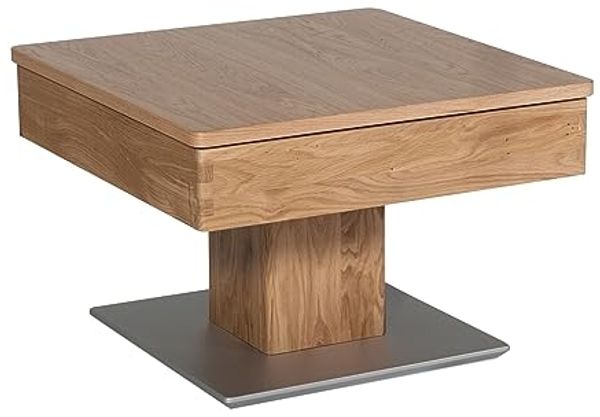 Couchtisch Celene 67x67x43 höhenverstellbar;diagonal verschiebbar Wildeiche 16225