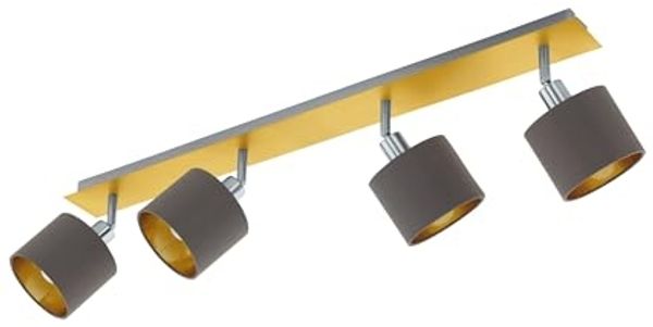 Eglo 97539 LED VALBIANO messing-gebürstet, nickel-matt cappuccino, gold L:78cm B:7cm
