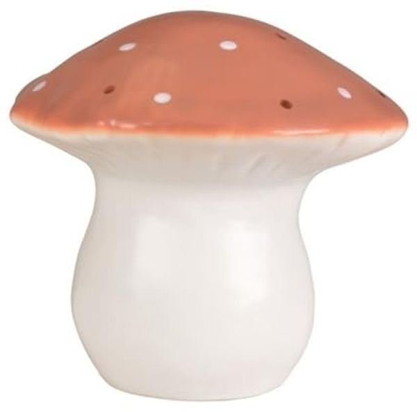 Mittelgrosses LED Nachtlicht, Pilz, 26x20 cm, in der Farbe terrakotta, «Made in Germany», von Egmont Toys