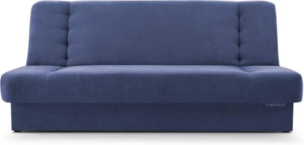 MOEBLO Schlafsofa Cyprus, Sofa Kippsofa Klappsofa Clic-Clack Couch für Wohnzimmer Federkern Sofagarnitur Polstersofa - 192x85x92 cm -, mit Bettkasten und Schlaffunktion