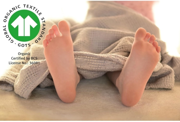 roba Geschenkset 'Lil Planet' - Handtuch, Waschlappen, Schmusetuch & Decke - GOTS & Oeko Tex - Grau Bild 10