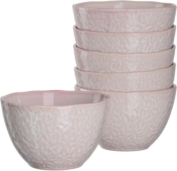 Leonardo MATERA Keramikschale 15,3 cm rosa 6er Set - A