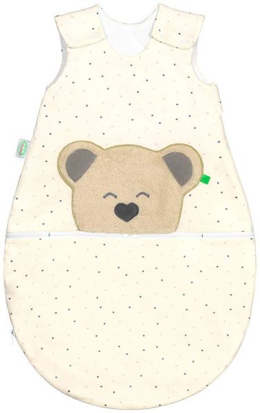 Odenwälder 1541 Jersey-Schlafsack Mucki air Heart Stars Grey Größe 60