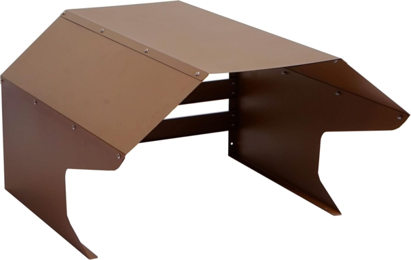 Mendler 'HWC-L43' Mähroboter Garage, Metall, 40 x 59 x 69 cm, Braun