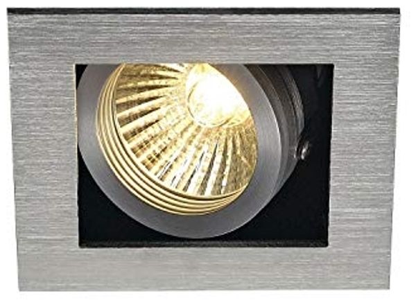 SLV KADUX 1 GU10 Downlight, eckig, alu brushed, max. 50W - Downlights