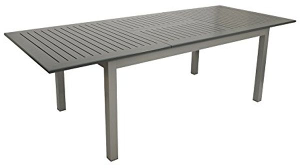 Ausziehtisch BAJAZZO 175/245x100 cm, Aluminium grau Bild 3