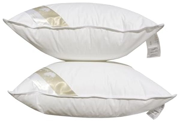 2 Stück Betten Hofmann Basic Allergiker Kleinkissen Faserkissen 50x50 cm 350 g