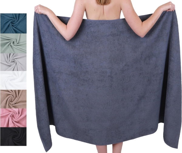 Betz Badetuch groß XXL Berlin Größe 100 x 200 cm Saunatuch, 100% Baumwolle (1 Stück, 1-St), Saunatuch Badetuch Badetücher