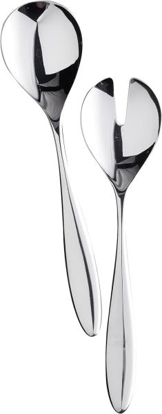 Alessi SG38-14 Mami Salatbesteck, Edelstahl, 17x27. 5x27 cm, 2-Einheiten
