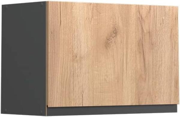 Vicco Hängeschrank flach Küchenschrank Küchenmöbel R-Line J-Shape 60 cm modern (Anthrazit-Eiche)