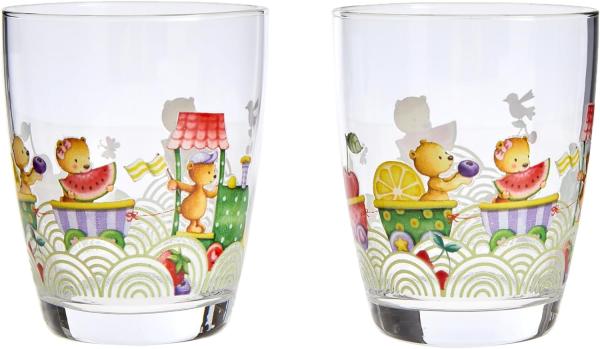 Villeroy & Boch HUNGRY AS A BEAR Kinderglas 2er Set