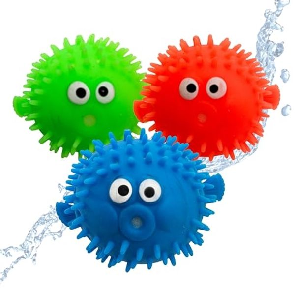 Schildkröt Water Squeezies im 3 er Set je 1 x blau, 1 x orange, 1 x grün
