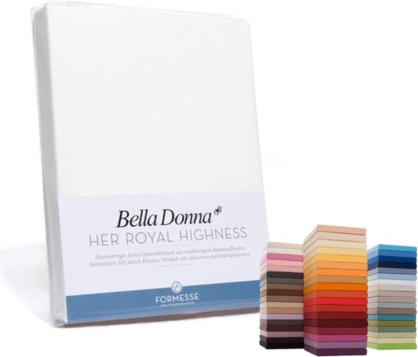 Formesse Bella-Donna Jersey Spannbettlaken|90x190 - 100x220 cm| hellgrau