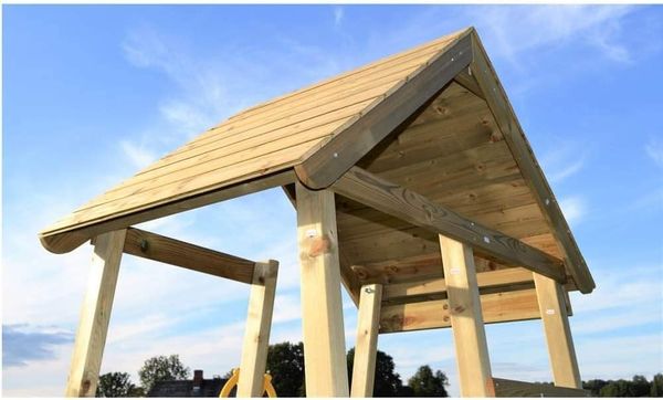 Wendi Toys Holz Spielturm Falke | inkl. Rutsche Bild 8