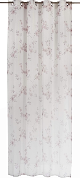 ELBERSDRUCKE Vorhang Ösenschal Kyoto 09 beige Vorhang halbtransparent 255x140cm (1 St), halbtransparent
