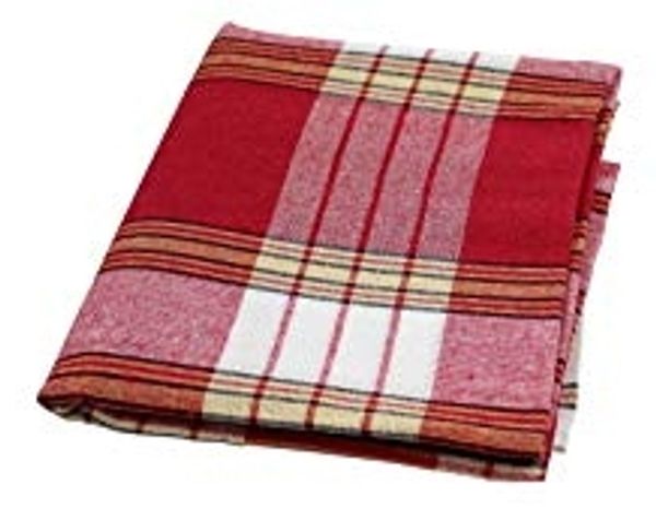 my Hamam Hamamtücher Hamamtuch ohne Fransen rot kariert »Pestemal« ca. 80x170 cm, Baumwolle und Polyester (1-St), Sauna Handtuch saugstark, pflegeleicht, kompakt
