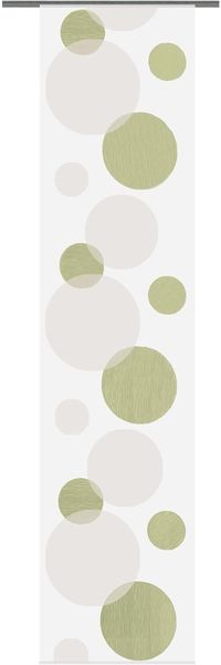 HOME WOHNIDEEN Schiebegardine Home Wohnideen 87984 TWIGGY Schiebegardine Scherli, 245 x 60 cm, Voile (1 St), Paneelwagen, transparent, Polyester