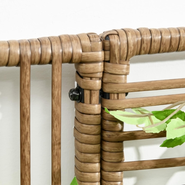 Outsunny Blumenkasten mit Rankhilfe, wetterbeständig (Pflanzkasten, 1 St, Pflanzkübel), für Garten, Terrasse, Sand Bild 8